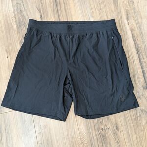 NWT Spyder Men's Athletic Shorts, Black, Large, Zip Pockets
